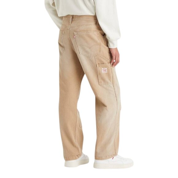 Levi's Workwear 568 Loose Double-knee Men's Pants Size 31x32 Distressed Tan NWT - Picture 2 of 14